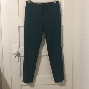 NWOT Talbots Jade Green Ankle Dress Pants Size 2